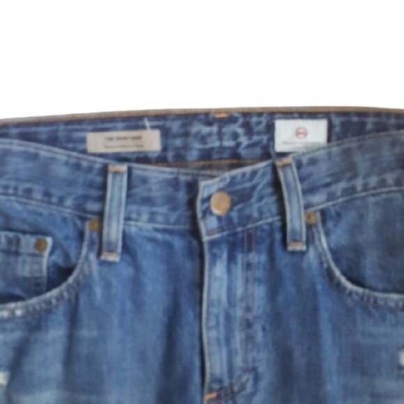 AG ADRIANO GOLDSCHMIED The Nikki Crop Relaxed Skinny distressed jeans - Picture 6 of 15